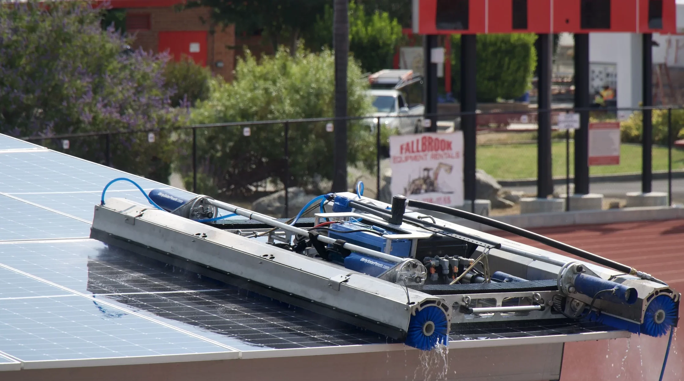 Solar Carport Cleaning
