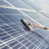 solar panel cleaner in california